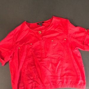 Ellen Tracy Linen blouse